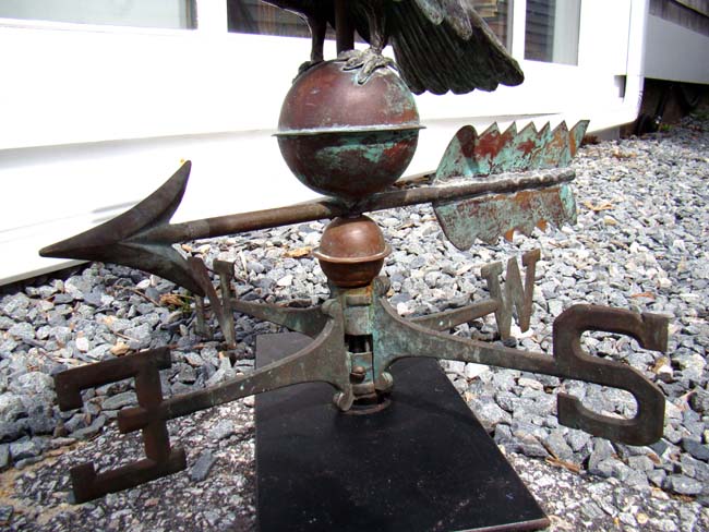 A Wonderful late 19th century Eagle Weathervane — image 3